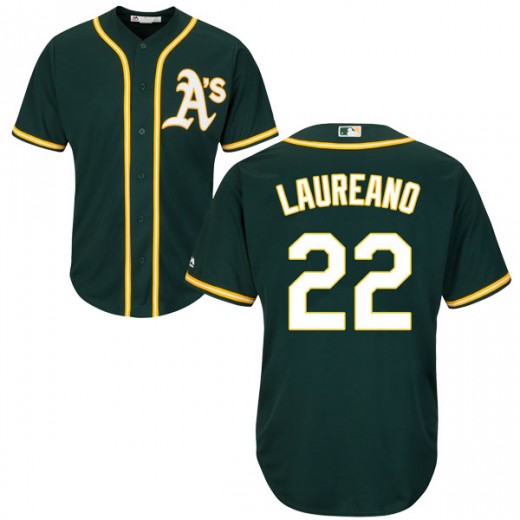 Men's Oakland Athletics #22 Ramón Laureano Green Stitched MLB Jersey